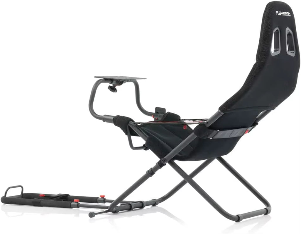 Challenge Sim Racing Cockpit | Foldable & Adjustable | for High Performance Sim Racing | Compact & Flexible