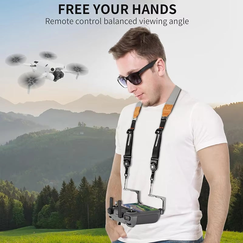 RCSTQ for  RC/ RC 2 Drone Remote Control Balance Strap System for  Flip / Mini 3 Pro / Mini 4 Pro/  Air 3 Accessories