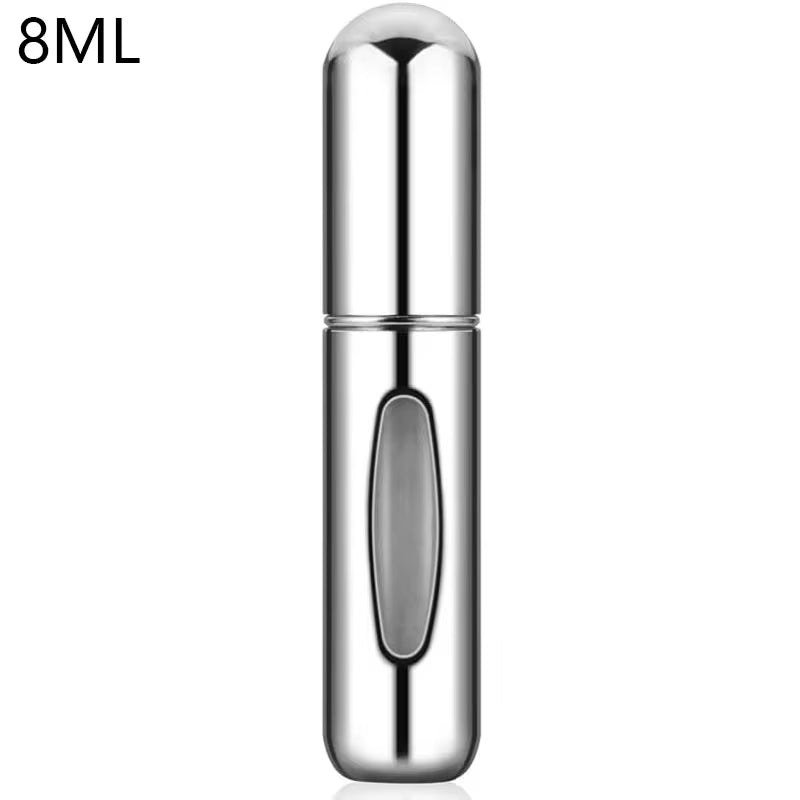 8/5Ml Perfume Atomizer Portable Liquid Container for Cosmetics Traveling Mini Aluminum Spray Alcochol Empty Refillable Bottle